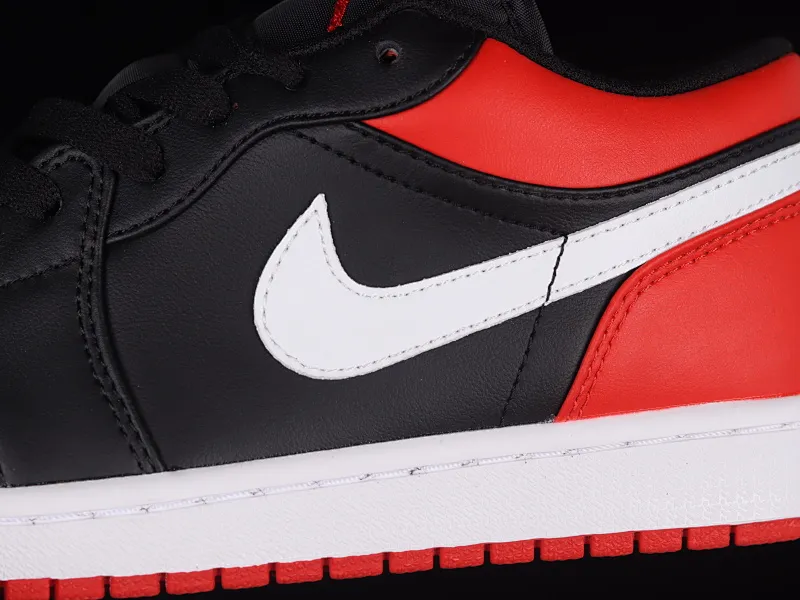 All categories Air Jordan Jordan series basketball shoes Air Jordan 1 Low Z version Air Jordan 1 Low "Shattered Backboard" AJ1 Joe 1 black and red buckle low-top cultural casual sneakers 553558-066